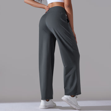 Yoga sports wide-leg pants drape straight breathable