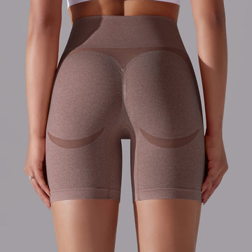 Seamless Tummy Tight Smiley Face Pants Sports Yoga Pants