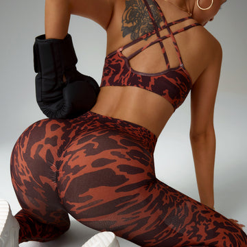 Seamless Jacquard Fitness Yoga Exercise Set S274/S275