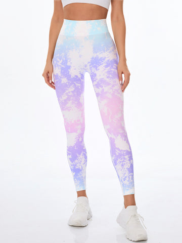 Seamless Printed Yoga Leggings S061