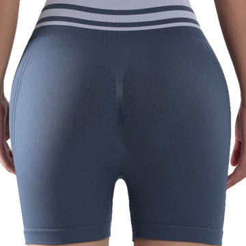 High Waist Seamless Outdoor Running Shorts