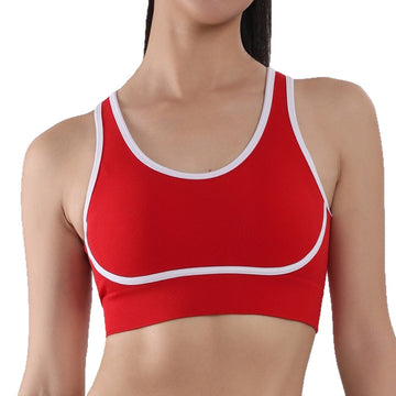 Contrasting color steel rimless sports underwear